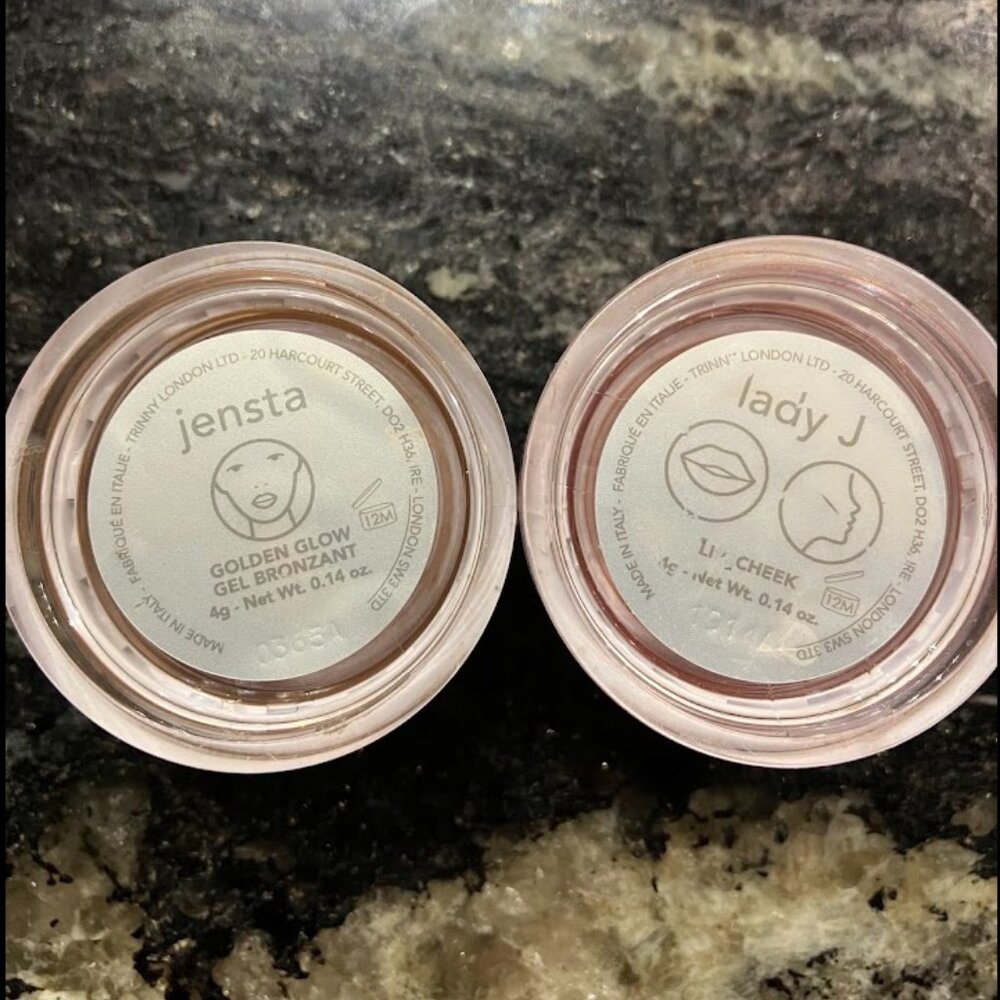Lip 2Cheek in Lady J and Golden Glow in Jensta